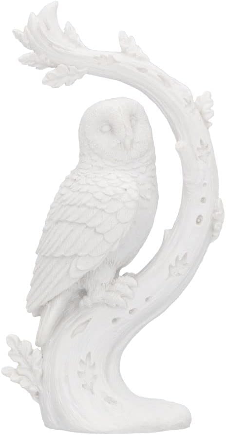 Nemesis Now Rest Owl Figurine, White, 13.2cm