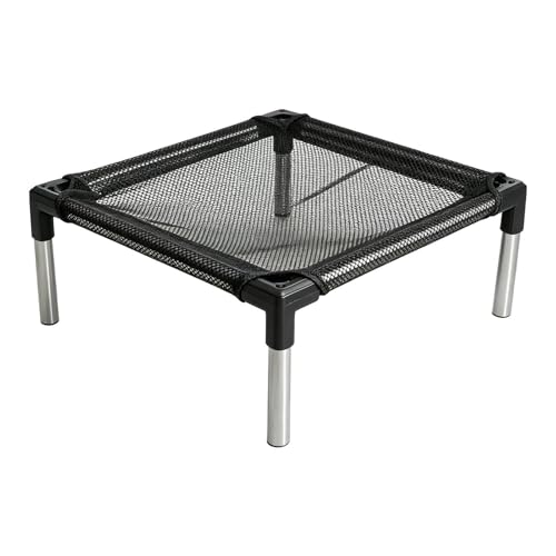 Cameta elevada resistente para perros con malla transpirable lavable para terraza 8