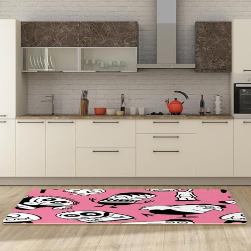 Tapete de cocina absorbente y antideslizante VAPOKF de 2 piezas para suelo seco 3