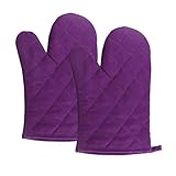 Die hitzebeständigen Handschuhe haben eine gute Wärmeisolationswirkung und halten Temperaturen bis 160°C effektiv stand. Verdicktes Design, nicht leicht von scharfen Gegenständen zu durchstechen, dick und langlebig.