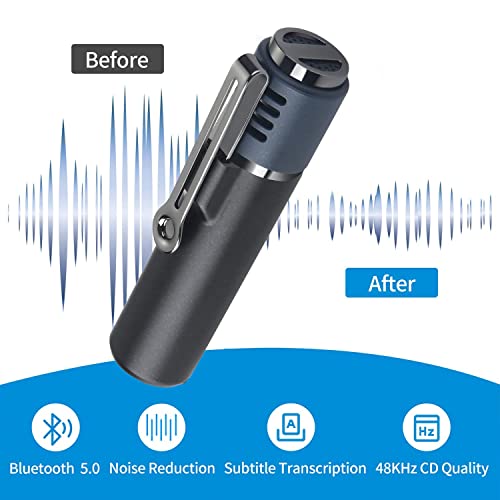 Colorlizard Lavalier Mikrofon Wireless Bluetooth- Clip-on Streaming Mic für iPhone Android iPad, Ansteckmikrofon für… - Image 4