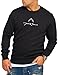 JACK & JONES Infinity Herren Sweatshirt Austin Pullover Sweater (DE/NL/SE/PL, Alphanumerisch, XL, Regular, Regular, Black)