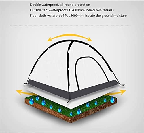 Carpa de Camping QUQUQ para 3-4 Personas Resistente al Viento y Lluvia miniatura 5