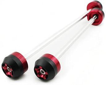 Motorcycle Aluminum Front Rear Axle Fork Wheel Protector Crash Sliders For GSX-R 600/750 2004-2005 Red,Front&Rear