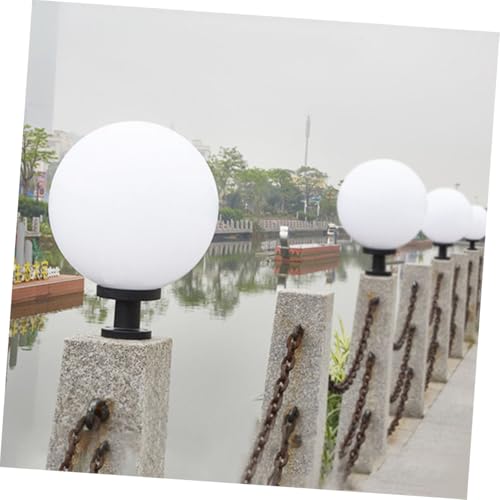 Lampe extérieure pour poteau 50 mm en acrylique pour l'éclairage de clôture de jardin - 4