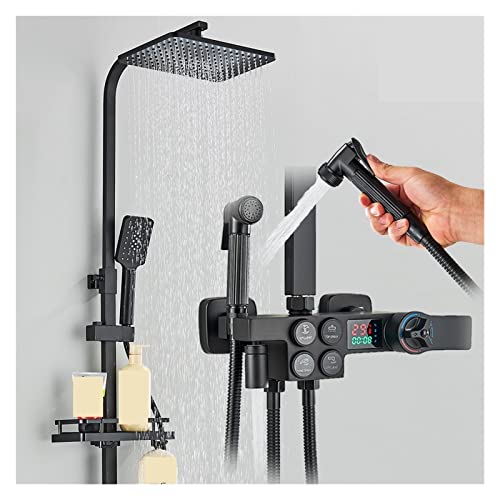 Système de pluie mural thermostatique pour douche moderne et facile