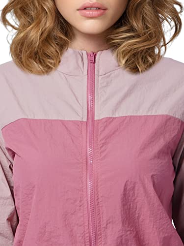 Image of ONLY Women Pink Colourblocked Bomber Jacket