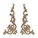 Luleke 2 Stück Holz Ornament Schrank, Holz Geschnitzte Möbel Appliques Ecke Onlay Applique Verziehrung Holz Ornament Holzornamente Bastelholz Schrank Wand Ecke Dekoration Möbel 20 * 10cm Deko Holz günstig Kaufen-Luleke 2 Stück Holz Ornament Schrank, Holz Geschnitzte Möbel Appliques Ecke Onlay Applique Verziehrung Holz Ornament Holzornamente Bastelholz Schrank Wand Ecke Dekoration Möbel 20 * 10cm