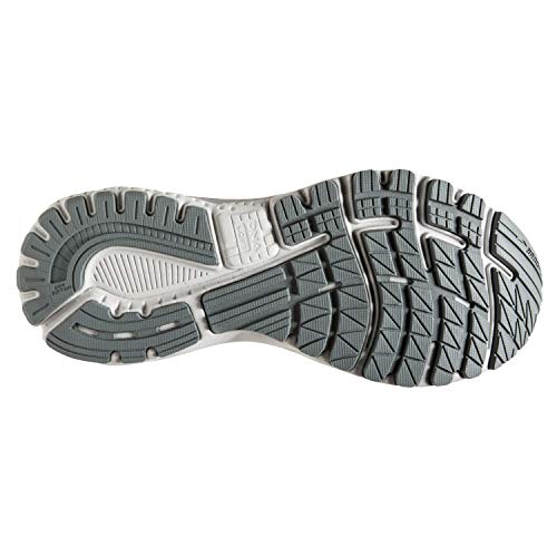 Brooks Womens Adrenaline Gts 20 Running Shoe - White/Grey/Gold - B - 9.5 #TOP5