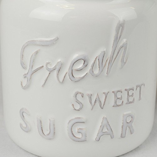 DII Kitchen Accessories Collection Ceramics, Jar Canister Set, Aqua, 3 - Image 4