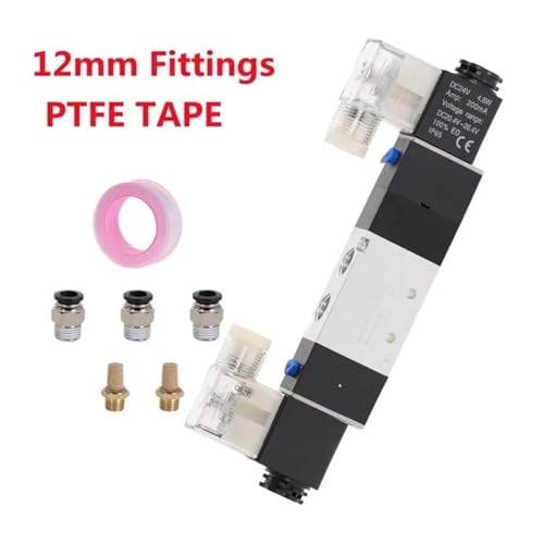 Distributeur 4V230-08C 5 voies 3 positions à commutation rapide double bobine - 3