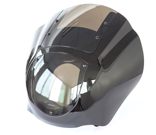 Amovible Tête de Fourche Capot Carenage avec Teinté Écran de Phare | Bulle Fumée | Adaptable...