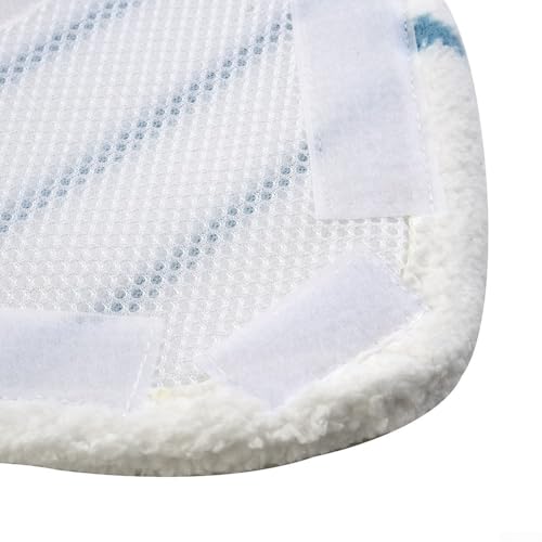 Paquete de 2 paños de microfibra para limpiador a vapor CLEANmaxx, almohadillas de repuesto de 30 x 20 cm, almohadillas de limpieza de suelos reutilizables y lavables para superficies lisas