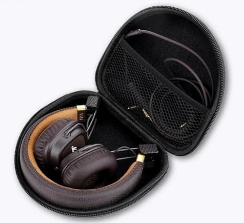 Image of VERTUS Travel Carrying Headphones Case Cover for Marshall Major IV /Major III /Major II Wireless Bluetooth On Ear Headphone (Hard|EVA|Black)