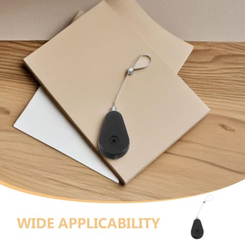 CAXUSD Estuche Retráctil Antirrobo para Cable de Acero Negro 1 Metro Cierre Seguro, 4 Unidades, Cable de Seguridad Telescópico para Accesorios PC Gaming y Periféricos Electrónicos - imagen 8