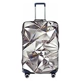 Large utilisation : cette housse de valise imprimée de diamants abstraits avec paillettes que ce soit pour le travail d'affaires, les voyages quotidiens ou les courts voyages, le camping, etc. est un excellent choix.