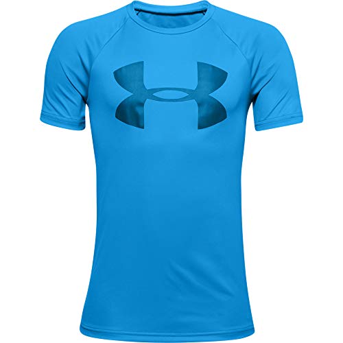 Image of Under Armour Boys' Tech Big Logo Short Sleeve Gym T-Shirt