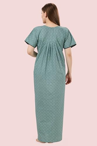 Image of Soulemo Women's Pure Cotton Floor Length Nighty 1690