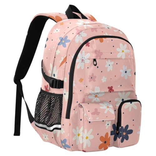 Mochilas florales para adolescentes que buscan espacio y comodidad total 2