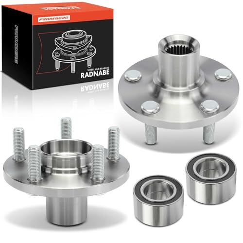 Frankberg 2x Wheel Bearing Hub Front Left or Right Compatible with Neon II 1.6L 2.0L 1999-2006 PT Cruiser PT 1.6L-2.4L 2000-2010 Replace# 5272447AA