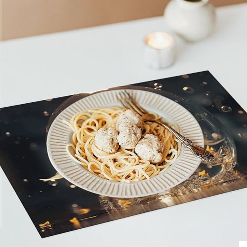 Sets de table de cuisine lot de 6 imperméables antidérapants table manger - 8