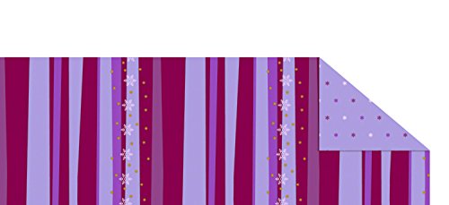 Ursus 12584604 - Fotokarton Winterzauber flieder/brombeer, 300 g/qm, DIN A4, 10 Blatt
