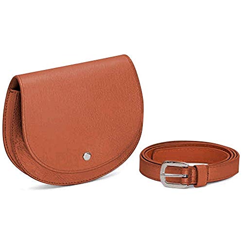 Mini Fanny Packs for Women Fashion Multi-Ways Waist Bag Top Flap Belt Bags Pouch for Travel Outdoor Festival,with Adjustable Strap (6.69 