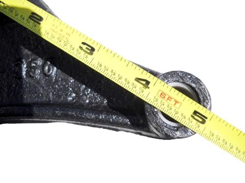 Par de ecualizadores para remolque EQ-356, 6,13 pulgadas, agujero central de 9/16 pulgada, ancho de 1 3/4 pulgadas, pivote central miniatura 5