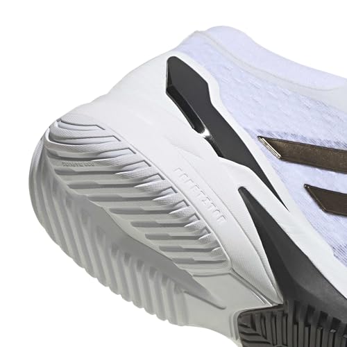 adidas Men's Crazyflight 6 Mid Top, White/Black/White, 8.5 - image 6