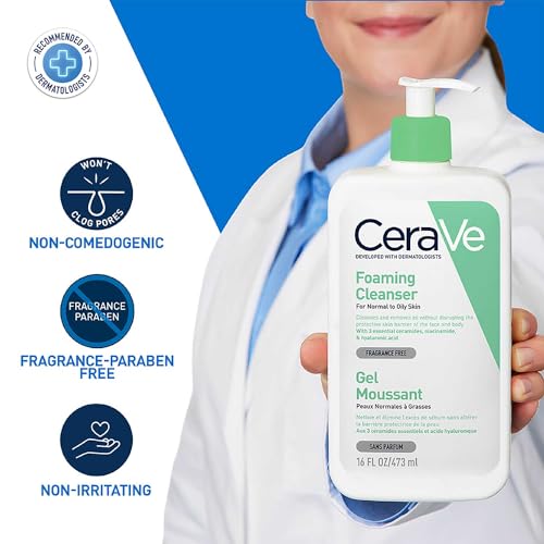 CeraVe-Foaming-Cleanser-For-Normal-To-Oily-Skin-473ml-Dermatologist-Developed-Facewash-Non-Comedogenic-And-Fragrance-Free-Cleansers-For-Acne-Prone-Skin
