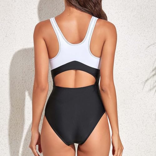 Bikini rétro taille haute haut de gamme couleur gris perle S - 4