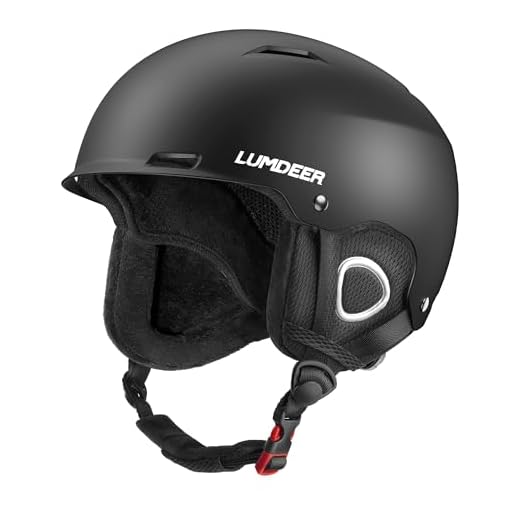 LUMDEER Ski Helmet - Certified Active Ventilation Snowboard Helmet, Durable PC Shell & EPS Foam & Warm Inner for Skiing, Snowboarding, Adults Men & Women
