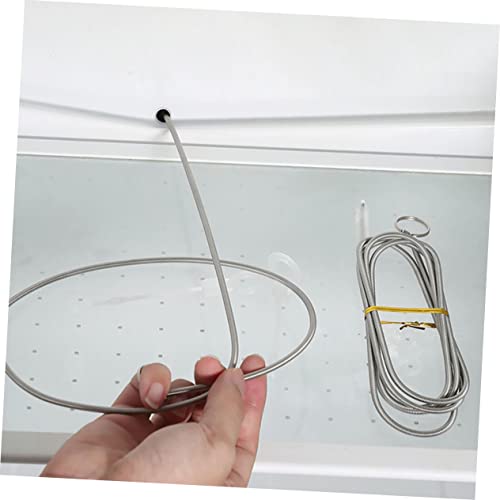Herramienta para destapar orificios de drenaje de refrigerador POPETPOP, 2 piezas, para limpieza de desagües de cocina y baño miniatura 5