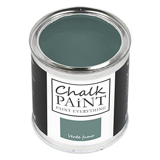 Chalk Paint Everything® – Pintura tiza Verde Fumo vuelva a dar color fácilmente todo tipo de material sin lijar (750 ml)