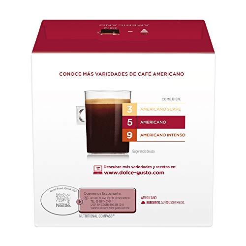 Nescafe Dolce Gusto Coffee Pods, Americano, 16 capsules, Pack of 3 - Thumbnail 6