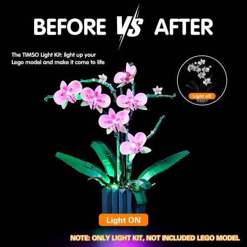 Timso Led Light Kit For Lego 10311 Orchid, Led Lighting Set Compatible With Lego 10311 Building Blocks Model (Only Led Light Kit, No Lego Model) #TOP1