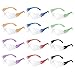 Produktbild 12 Stück stoß- und ballistische Schutzbrille mit transparenten Gläsern in verschiedenen Farben, transparent