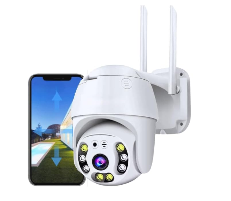 MAYUMI 5MP Outdoor Smart WiFi Wireless IP CCTV Security Camera | Colored Light Vision | 2-Way Audio | Motion Track | Support 128 GB Micro SD Card Slot Dome Camera K-803 (Not Included Memory Card)-image-21