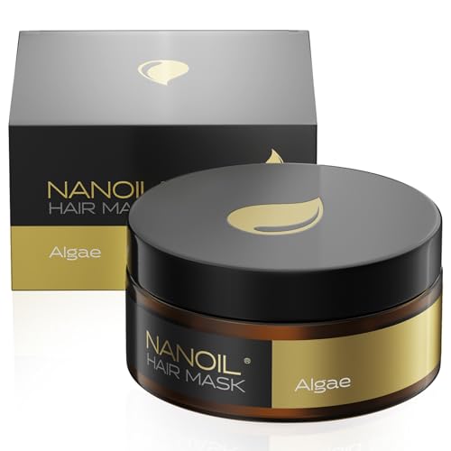 Mascarilla capilar con algas Nanoil Algae Hair Mask 300ml - regeneración y hidratación, ayuda contra el cabello seco