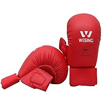 Algopix Similar Product 7 - Wesing WKF Sparring Karate Gloves with