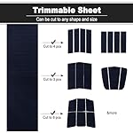 HZshark EVA Foam Boat Decking Sheet Universal DIY Surfboard Traction Pad Non-Slip Grip Mat Trimmable Sheet for Kayak RV Yacht Pool Skateboard Skimboard Step Green Yellow Orange Blue Dark Grey Black - Image 2