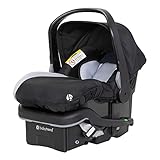 Baby Trend EZ Lift 35 Plus Ergonomic Lightweight Rear Facing Infant Car Seat with Multi Position Base and Cozy Cover, Stormy Gray/Black
