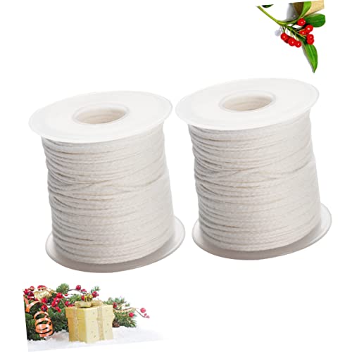 2 rollos de mechas trenzadas para hacer velas 61 metros algodón miniatura 7