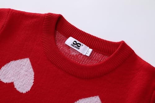 Image of Kids Crewneck Pullover Sweater Cute Pattern Long Sleeve Sweatshirt Holiday Costumes for 5-14 Years Child
