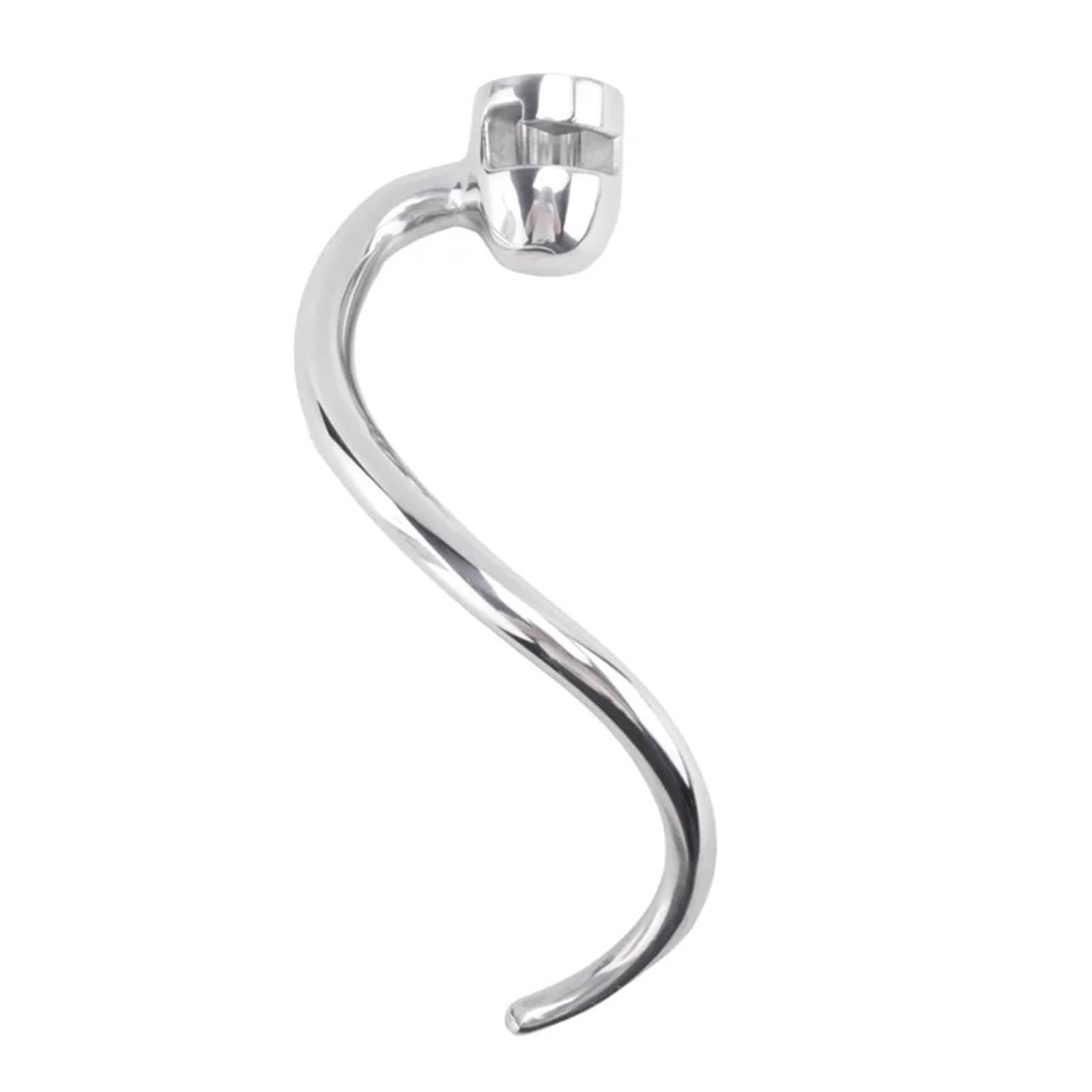 Hak do ciasta mikserem kompatybilny z Kitchenaid 5QT Lift i 6QT na stojaku, nasadką do ciasta, haczykami do mieszania, narzędziami kuchennymi, akcesoriami do miksera Hak ze stali nierdzewnej