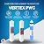 Vertex PWC Reverse Osmosis Water Filter Replacement Kit 3-stage Filters - 50 GPD RO Membrane Cartridge for Under Sink Drinking Water System