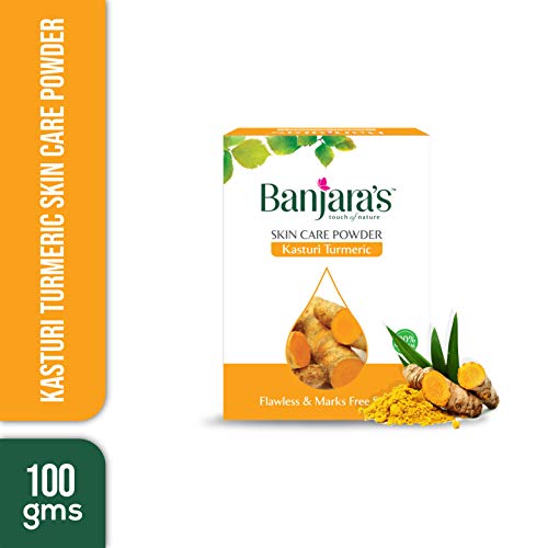 Banjara's Multani Mitti Sandal + Kasturi Turmeric Powder + Orange Peel Powder |fullers earth powder,Bentonite Clay | Skin Care Powders | Skin Care | Combo pack (Pack of 3,Total 300g Pack)