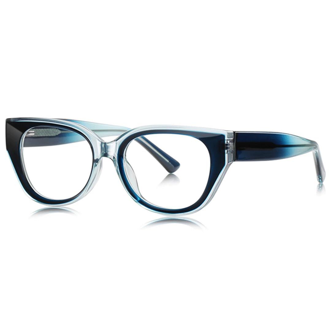 Occhiali da vista Cat Eye anti luce blu Tr90 da uomo e da donna, montatura alla moda