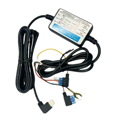 Dashccam �n�[�h���C���L�b�g USB C ? �ԍڏ[�d��A�_�v�^�[ USB-C�d���P�[�u�� | 12V-24V����5V�ւ̃R���o�[�^�[ ��d���J�b�g�I�t�ی� 3���q���[�Y�L�b�g ���ԃ��[�h �_�b�V���J���ƃg���b�N�J�����̎g�p�ɑΉ�