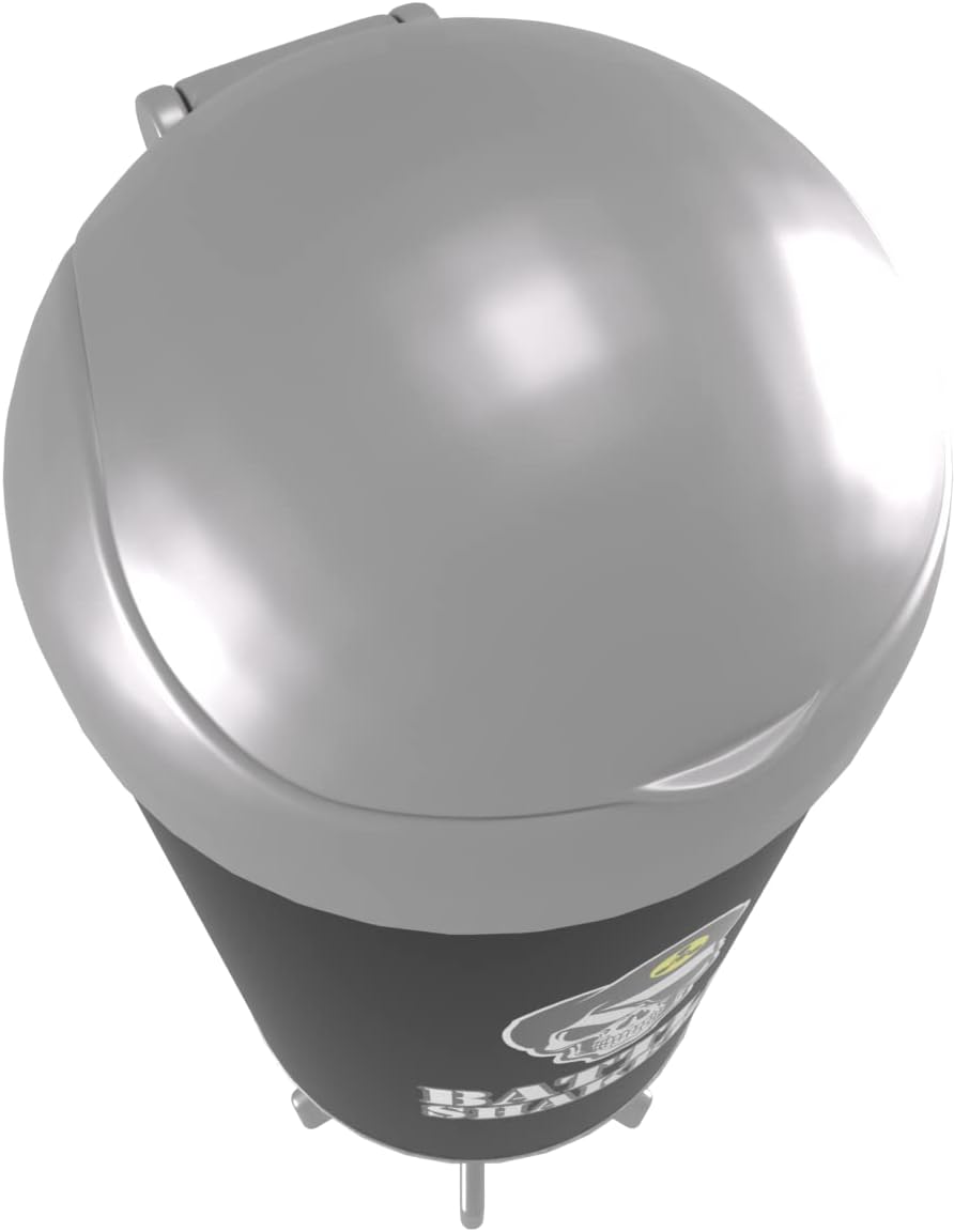 Battle Shakers Mortar Shaker Cup | Military Themed Shaker Bottle | Leak-Proof Protein Cup with Storage Compartment | Mix Protein Powders & More | Durable & Dishwasher Safe | 20 Oz Black/Silver - Image 6